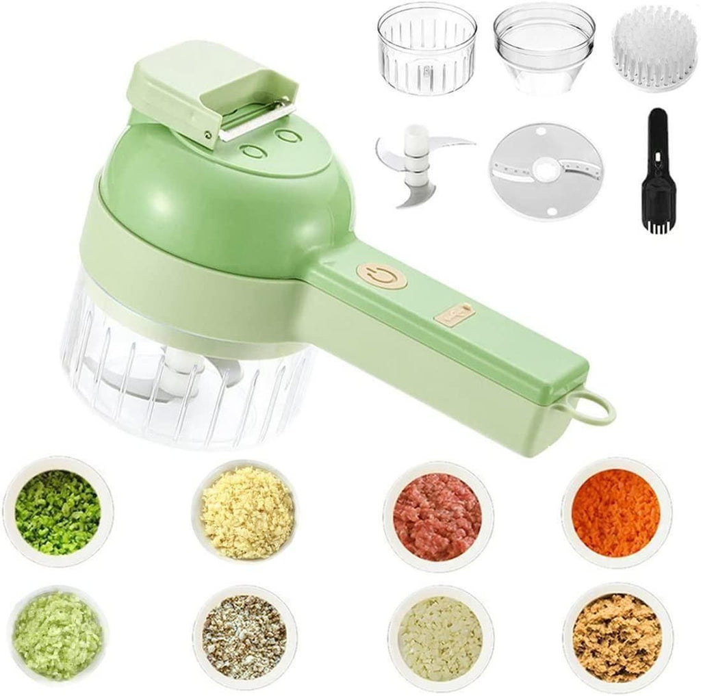 4 in 1 Portable Electric Vegetable Cutter Set - HandyKart